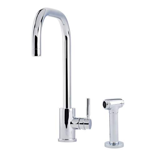 Perrin and Rowe Juliet 4014 Sink Mixer with U-Spout and Rinse