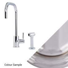 Perrin and Rowe Juliet 4014 Sink Mixer with U-Spout and Rinse