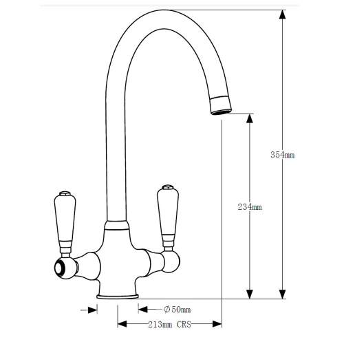 Reginox ELBE Monobloc Kitchen Tap