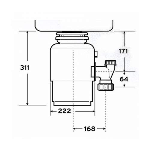 InSinkErator Evolution 150 Waste Disposal Unit