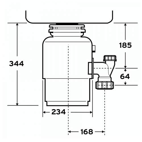 InSinkErator Evolution 250 Waste Disposal Unit