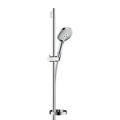 Hansgrohe Round Shower Valve with Raindance Select Rail Kit and Air 240 Overhead