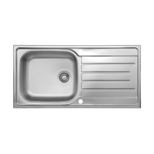 Reginox Daytona Reversible Stainless Steel 1.0 Bowl Inset Sink