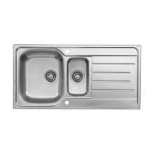 Reginox Le Mans Reversible Stainless Steel 1.5 Bowl Inset Sink and Drainer