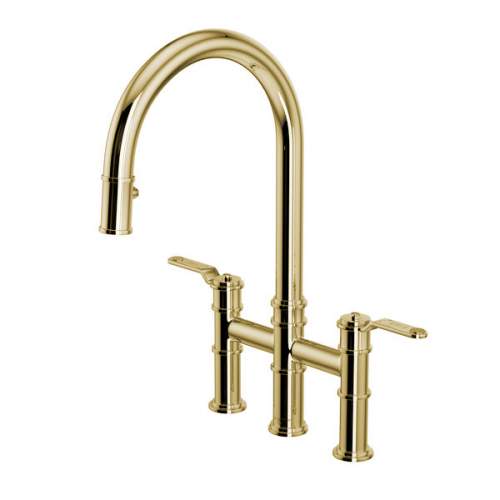 Perrin and Rowe Armstrong 4549HT Bridge Tap with Pull Down Rinse