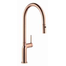 Abode Tubist AT1232 Single Lever Pull Out Kitchen Tap in Polished Copper