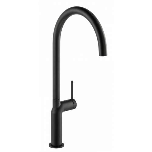 Abode Tubist AT2128 Single Lever Kitchen Tap in Matt Black