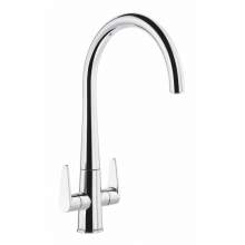 Abode Coniq R AT2123 Dual Lever Monobloc Kitchen Tap in Chrome