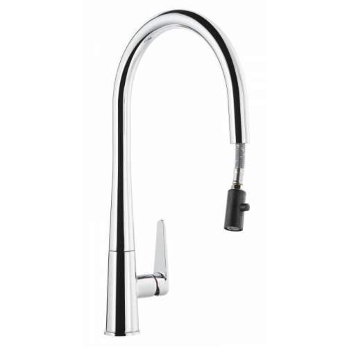 Abode Coniq R AT2119 Single Lever Pull Out Kitchen Tap in Chrome