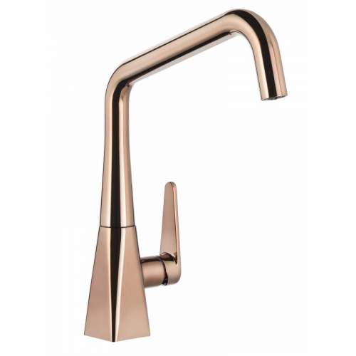 Abode Coniq S AT2114 Single Lever Kitchen Tap in Polished Copper