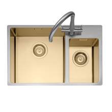 Caple MODE 175 1.5 Bowl Gold and Silver Kitchen Sink