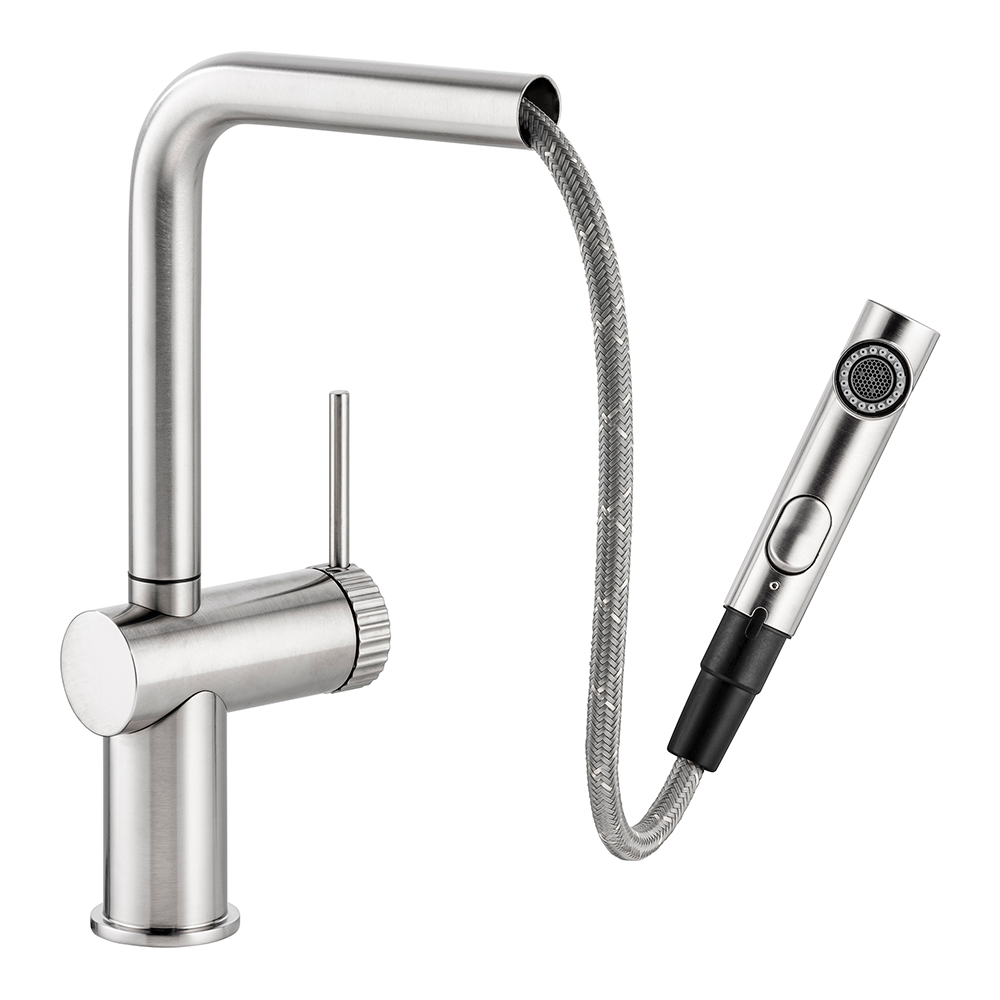 Single Lever Pull Out Spray Kitchen Tap