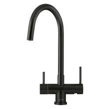 Caple VAPOS2 3 in 1 Stainless Steel Instant Hot Water Tap in Black Steel