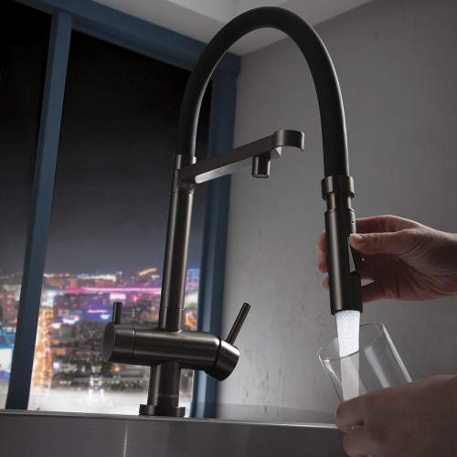 Clearwater Bellatrix Chrome Professional Filter Tap with Detachable Spout