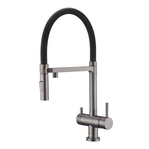 Clearwater Bellatrix Gun Metal Professional Filter Tap with Detachable Spout