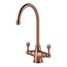 Clearwater Coriolis Traditional Twin Lever Kitchen Tap