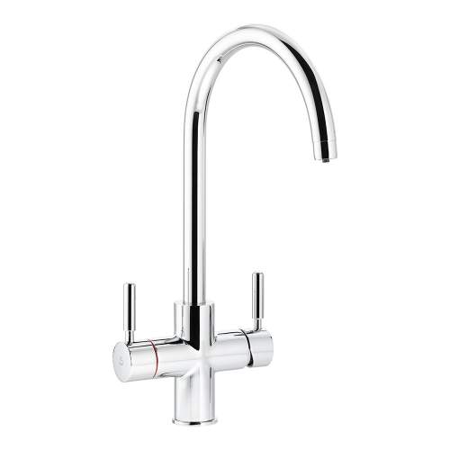 Bluci TreAcqua-C 3 in 1 Hot Tap with Swan Spout in Chrome