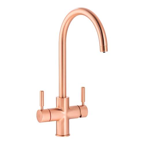 Bluci TreAcqua-C 3 in 1 Hot Tap with Swan Spout in Urban Copper