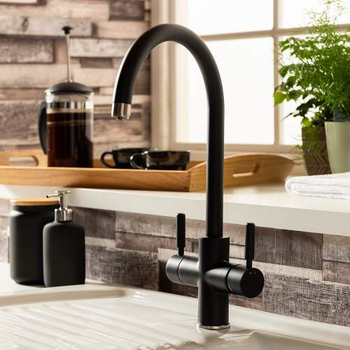 Bluci TreAcqua-C 3 in 1 Hot Tap with Swan Spout