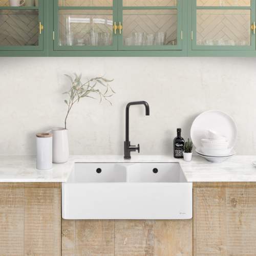 Caple CHEPSTOW2 Double Bowl Ceramic Sink