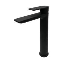 Vema Timea Matt Black Tall Basin Mixer Tap
