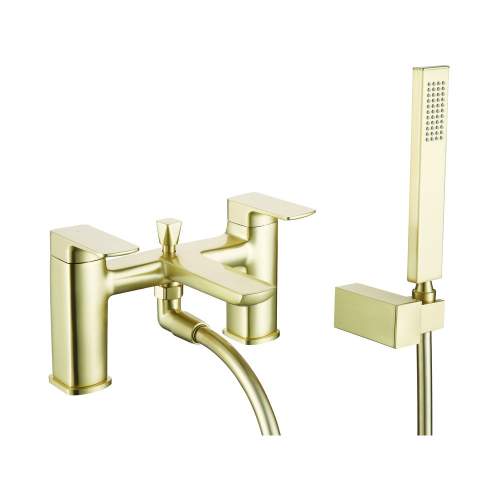 Bathrooms to Love Finissimo Brushed Brass Bath Shower Mixer