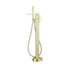 Bathrooms to Love Finissimo Brushed Brass Floor Standing Bath Shower Mixer