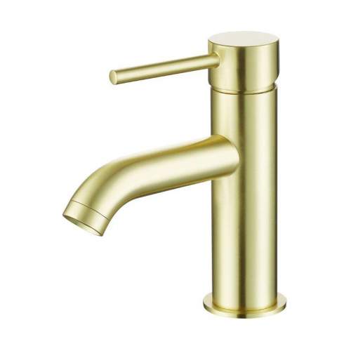 Bathrooms to Love Pesca Brushed Brass Mono Basin Tap