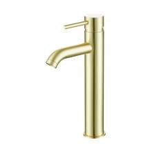 Bathrooms to Love Pesca Brushed Brass Mono Tall Basin Tap