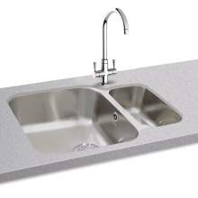 Carron Phoenix Zeta 150u 1.5 Bowl Undermount Kitchen Sink