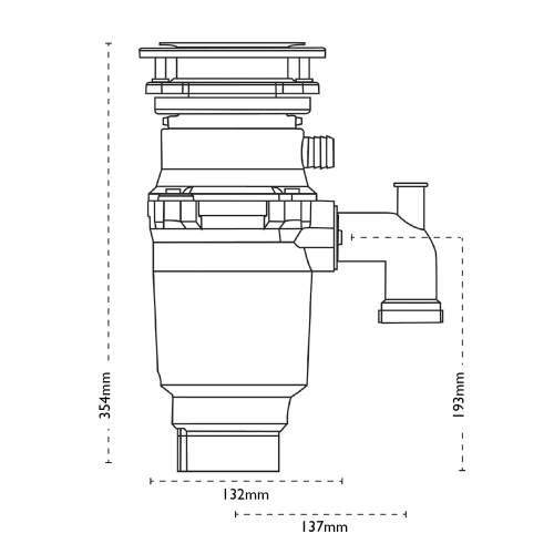 Carron Phoenix Carronade Elite CE-50 Waste Disposal Unit