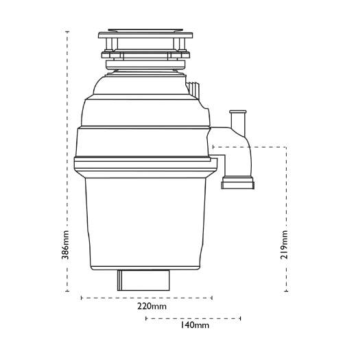 Carron Phoenix Carronade Elite CE-75 Waste Disposal Unit