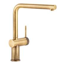 Abode Fraction Single Lever Kitchen Tap in Brushed Brass AT2154