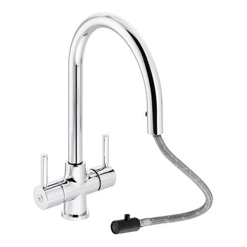 Abode Zest Monobloc Pull Out Hose Kitchen Tap