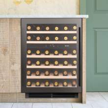 Caple Sense Wi6135GM Gunmetal Undercounter Dual Zone Wine Cabinet