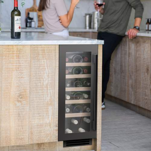 Caple Sense Wi3125GM Gunmetal Undercounter Single Zone Wine Cabinet