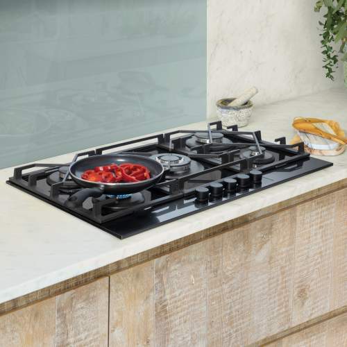 Caple C889G Gas-On-Glass Gunmetal Hob