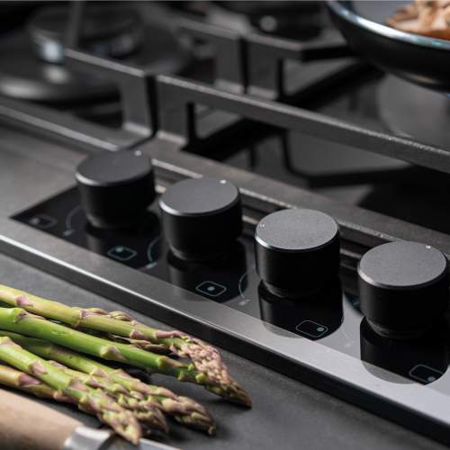 Caple C889G Gas-On-Glass Gunmetal Hob