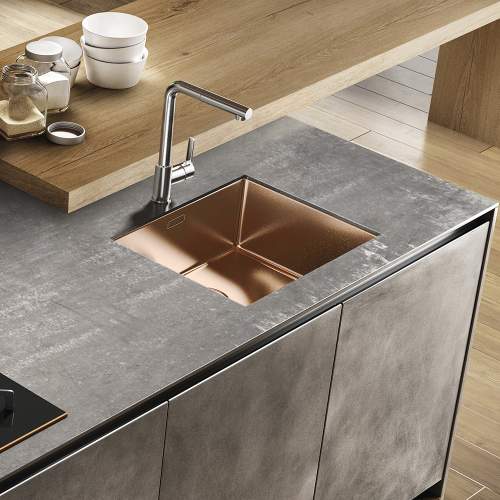 Smeg Mira VSTR50 Coloured Undermount Single Bowl Sink