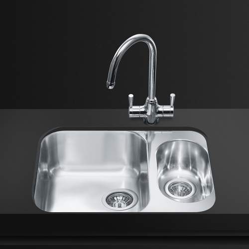 Smeg Alba UM3416-1 Undermount 1.5 Bowl Kitchen Sink