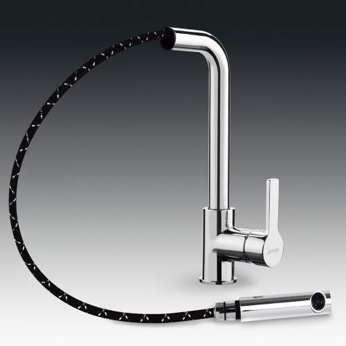 Smeg MID1CR Single Lever Pull Out Hose Kitchen Tap