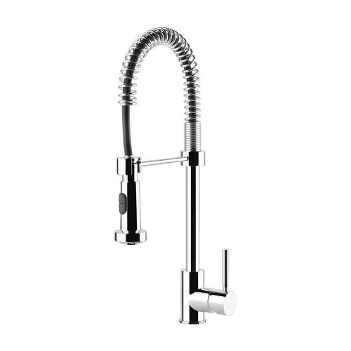 Smeg MID9CR Semi Professional Single Lever Pull Out Spring Spout Kitchen Tap