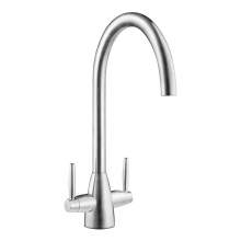 Smeg Miro Twin Lever WRAS Approved Kitchen Tap