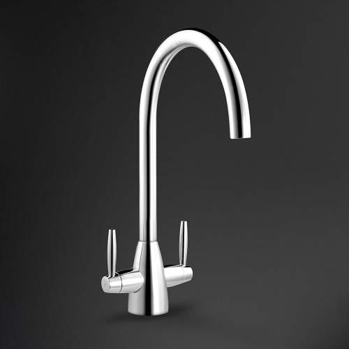 Smeg Miro Twin Lever WRAS Approved Kitchen Tap