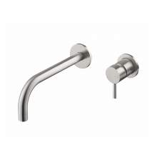 Vema Tiber Stainless Steel Wall Mounted Basin Mixer