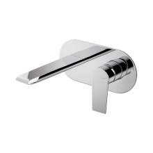 Vema Timea Chrome Wall Mounted Basin Mixer Tap