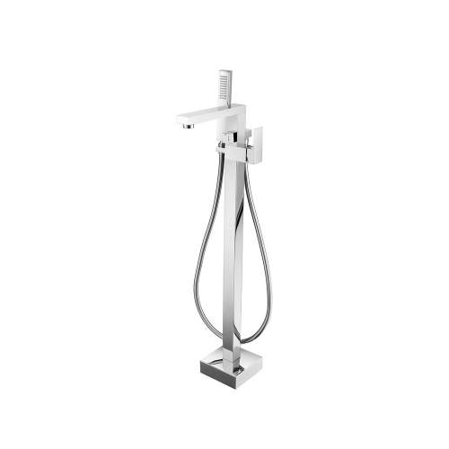 Bluci Quadro Chrome Freestanding Bath Shower Mixer