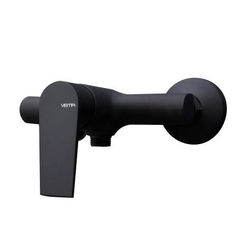 Bluci Timea Black Black Single Outlet Bar Shower Valve