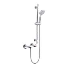 Bluci Lunea Thermostatic Bar Mixer Shower with Riser Kit
