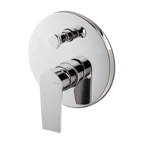 Bluci Timea Chrome Two Outlet Shower Mixer with Diverter